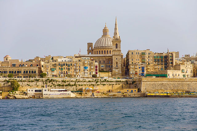 Malta from the sea
