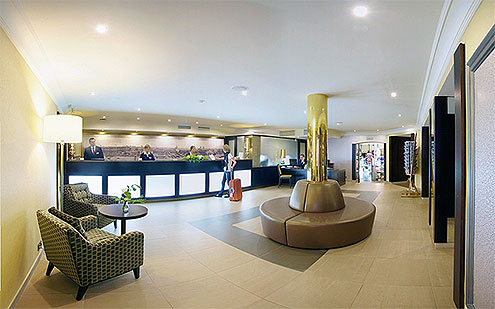 Hall of the venue hotel