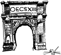 OECS 13 conference logo