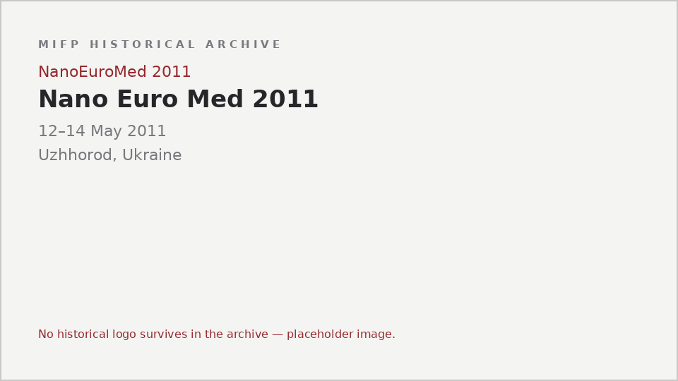 Typographic placeholder for Nano Euro Med 2011: the archive holds no logo or image for this event