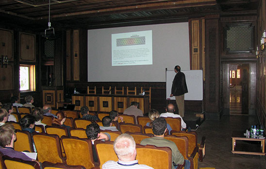 Lecture room during the school